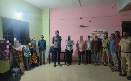 बारामती तालुका पोलिसांनी अमृता लॉजवर टाकला छापा ; छाप्यात पाच महिलांची केली सुटका